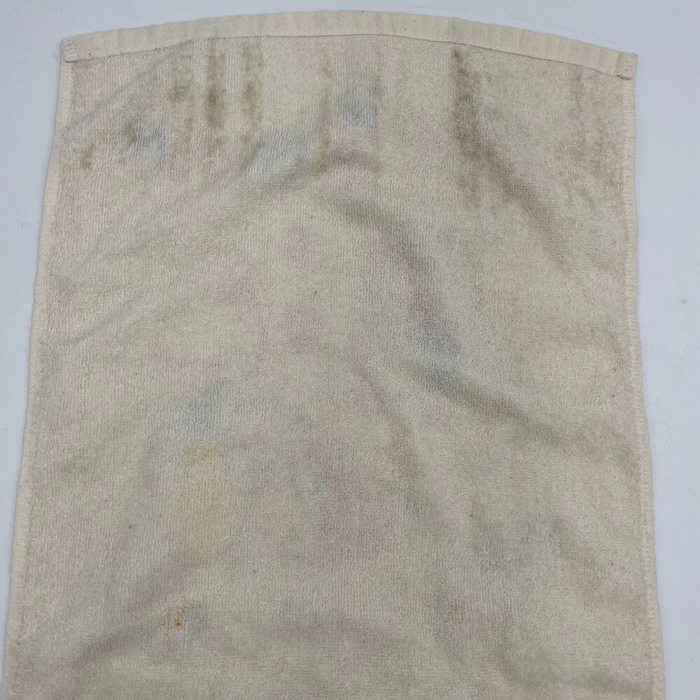Vintage Chinese Hand Towel‎ Fairy Bear Animal I Love You Cute Twee Whimsy Kitsch - Picture 5 of 8